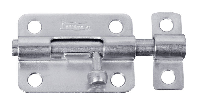 NATIONAL HARDWARE - National Hardware 3 in. L Zinc-Plated Steel Barrel Bolt 1 pk