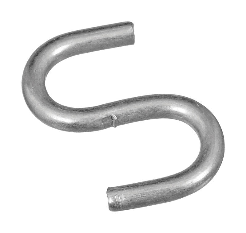 NATIONAL HARDWARE - National Hardware Zinc-Plated Silver Steel 3/4 in. L Open S-Hook 5 lb 8 pk