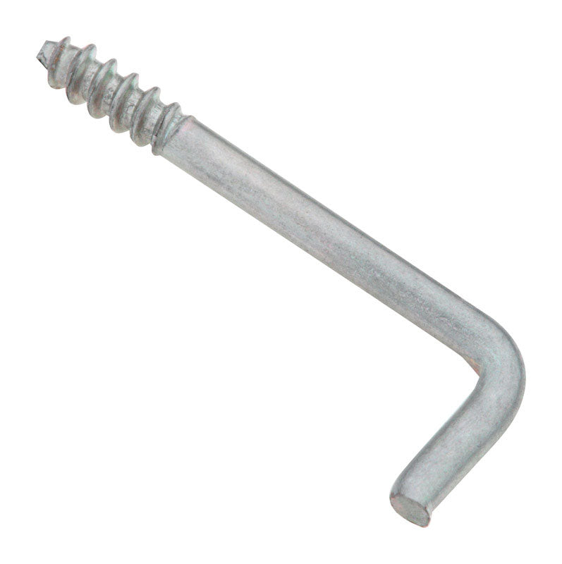 NATIONAL HARDWARE - National Hardware Zinc-Plated Silver Steel 1 in. L Square Bend Hook 1 lb 12 pk