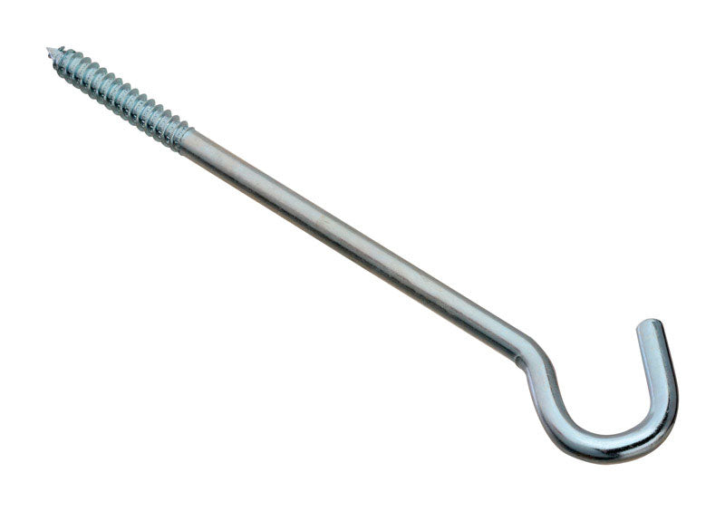 NATIONAL HARDWARE - National Hardware Zinc-Plated Silver Steel 10 in. L Screw Hook 150 lb 1 pk
