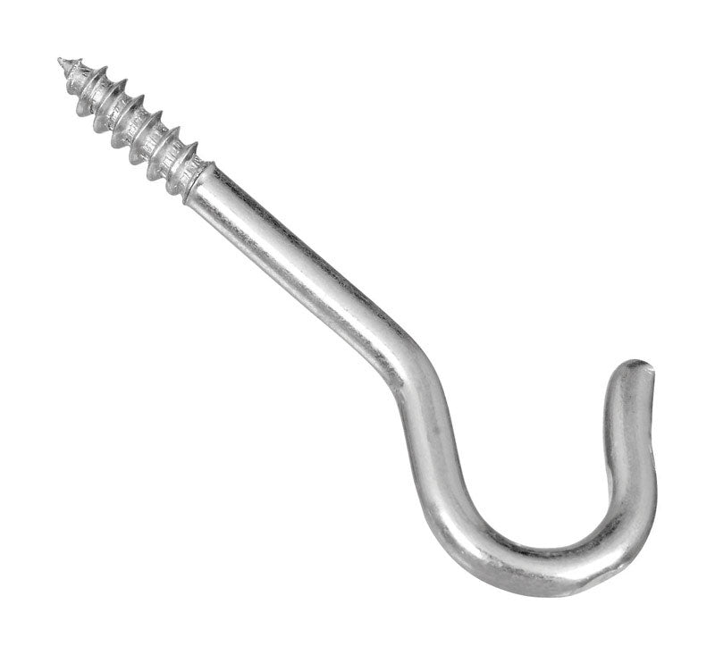 NATIONAL HARDWARE - National Hardware Zinc-Plated Silver Steel 2-1/16 in. L Ceiling Hook 25 lb 6 pk