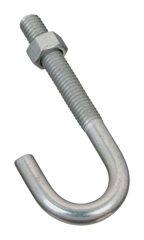 NATIONAL HARDWARE - National Hardware Zinc-Plated Silver Steel 3-3/4 in. L J-Bolt 225 lb 1 pk