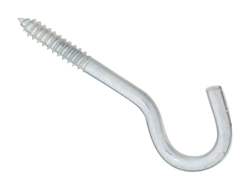 NATIONAL HARDWARE - National Hardware Zinc-Plated Silver Steel 4-1/2 in. L Screw Hook 125 lb 1 pk