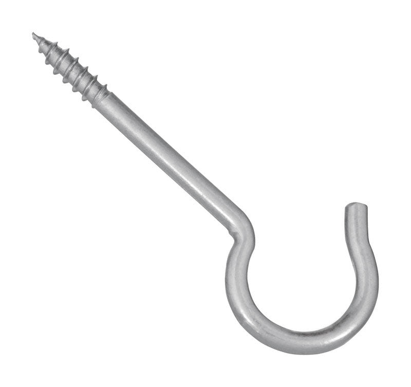 NATIONAL HARDWARE - National Hardware Zinc-Plated Silver Steel 3-3/8 in. L Ceiling Hook 3 pk