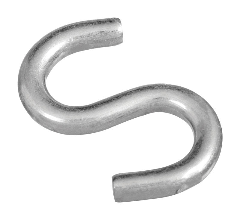 NATIONAL HARDWARE - National Hardware Zinc-Plated Silver Steel 2 in. L Open S-Hook 125 lb 2 pk