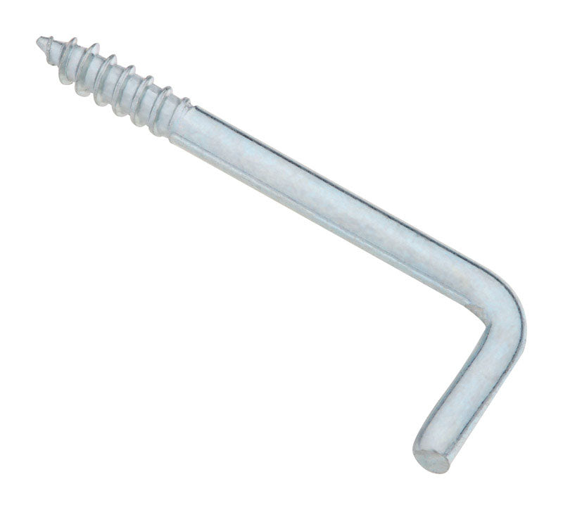 NATIONAL HARDWARE - National Hardware Zinc-Plated Silver Steel 1-13/16 in. L Square Bend Hook 1 pk