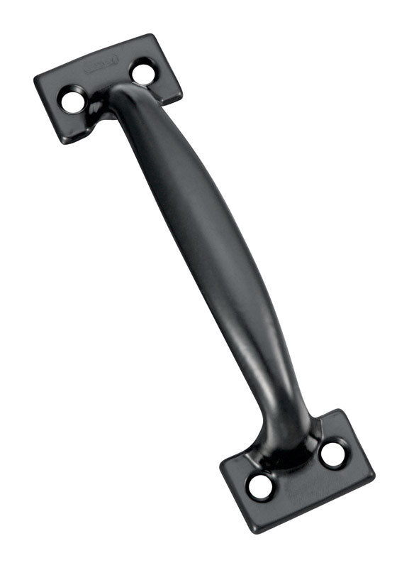 NATIONAL HARDWARE - National Hardware 6-1/2 in. L Black Steel Door Pull