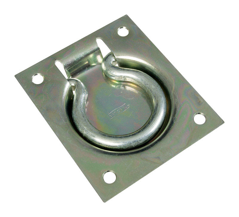 NATIONAL HARDWARE - National Hardware 3-1/2 in. L Zinc-Plated Silver Steel Flush Pull