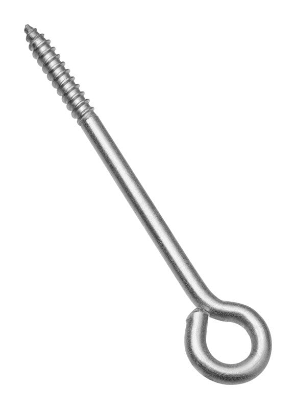NATIONAL HARDWARE - National Hardware 5 in. L Silver Stainless Steel Lag Screw Eye 1 pk