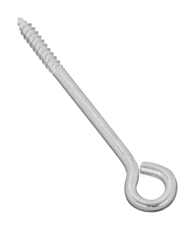 NATIONAL HARDWARE - National Hardware 5 in. L Zinc-Plated Silver Steel Lag Screw Eye 1 pk