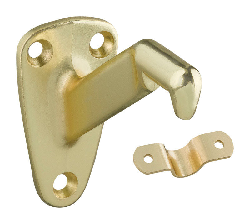 NATIONAL BRAND - National Hardware Gold Zinc Die Cast w/Steel Strap Handrail Bracket 3.31 in. L 250 lb [N112-888]