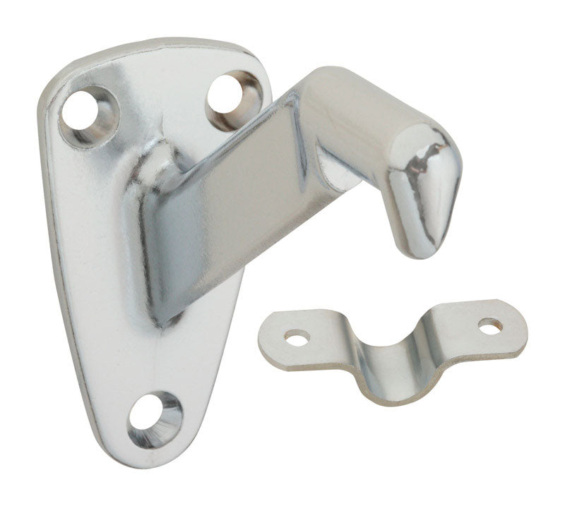 NATIONAL BRAND - National Hardware Silver Zinc Die Cast w/Steel Strap Handrail Bracket 3.31 in. L 250 lb [N274-258]