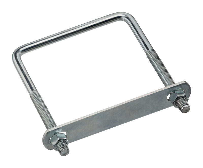 NATIONAL HARDWARE - National Hardware 3/8 in. X 4 in. W X 5 in. L Coarse Zinc-Plated Steel Square U-Bolt