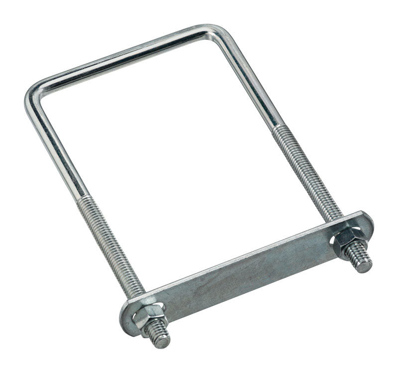 NATIONAL HARDWARE - National Hardware 3/8 in. X 3-5/8 in. W X 7 in. L Coarse Zinc-Plated Steel Square U-Bolt