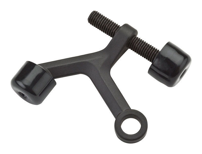 NATIONAL HARDWARE - National Hardware Zinc Oil Rubbed Bronze Brown Hinge Pin Door Stop Mounts to door