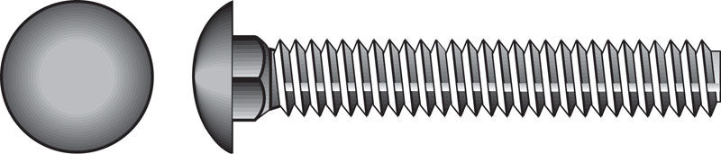 HILLMAN - Hillman 3/8 in. X 1-1/2 in. L Zinc-Plated Steel Carriage Bolt 100 pk