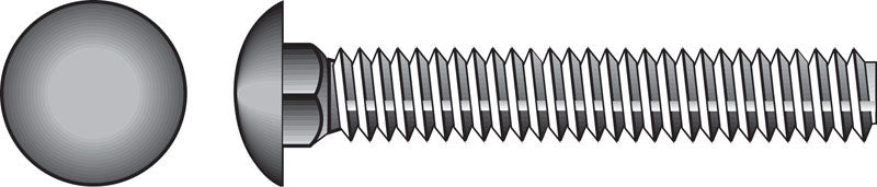 HILLMAN - Hillman 3/8 in. X 6 in. L Zinc-Plated Steel Carriage Bolt 50 pk