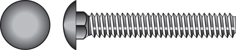 HILLMAN - Hillman 1/2 in. X 1-1/2 in. L Zinc-Plated Steel Carriage Bolt 50 pk