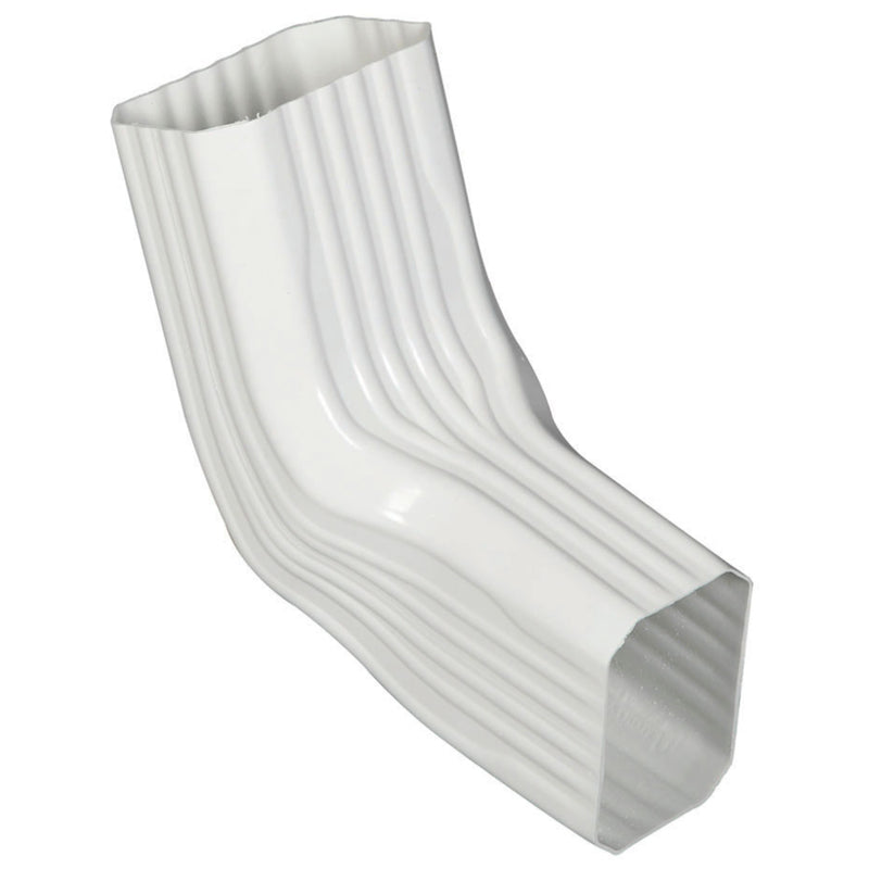 AMERIMAX - Amerimax 9.25 in. H X 3.25 in. W X 8 in. L White Vinyl A to B Gutter Elbow