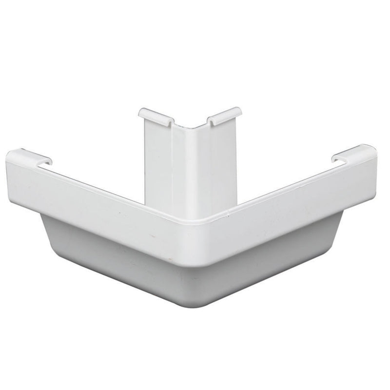 AMERIMAX - Amerimax 6 in. H X 6.15 in. W X 6.25 in. L White Vinyl K Outside Corner