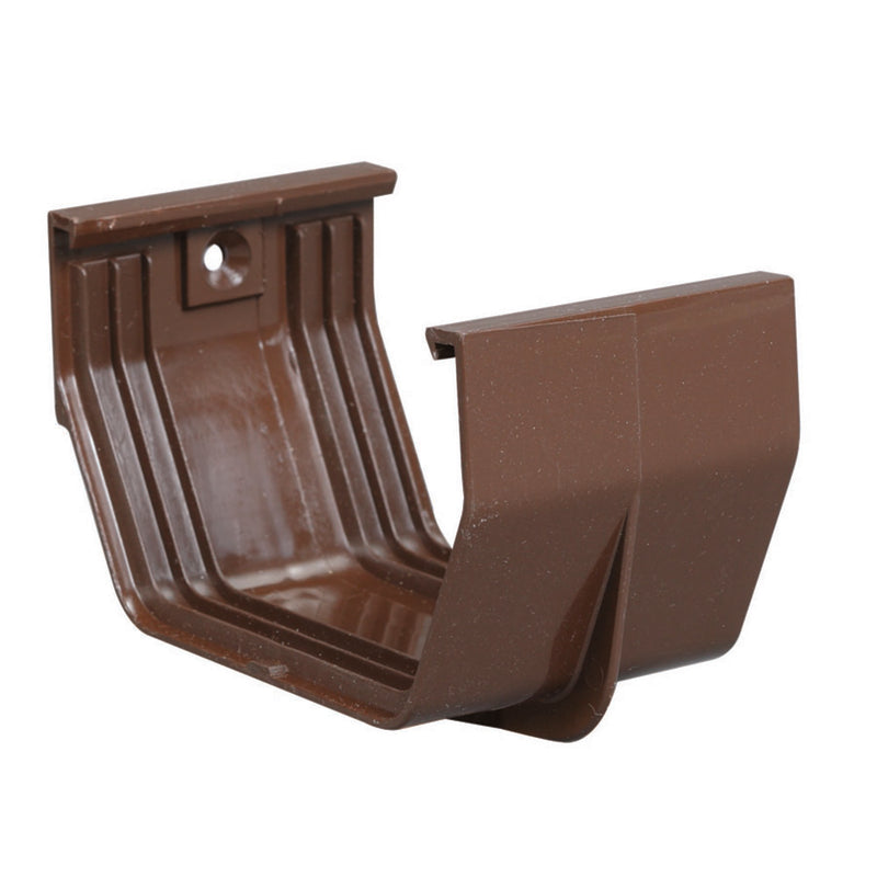 AMERIMAX - Amerimax 3.3 in. H X 3 in. W X 5 in. L Brown Vinyl U Gutter Connector - Case of 25