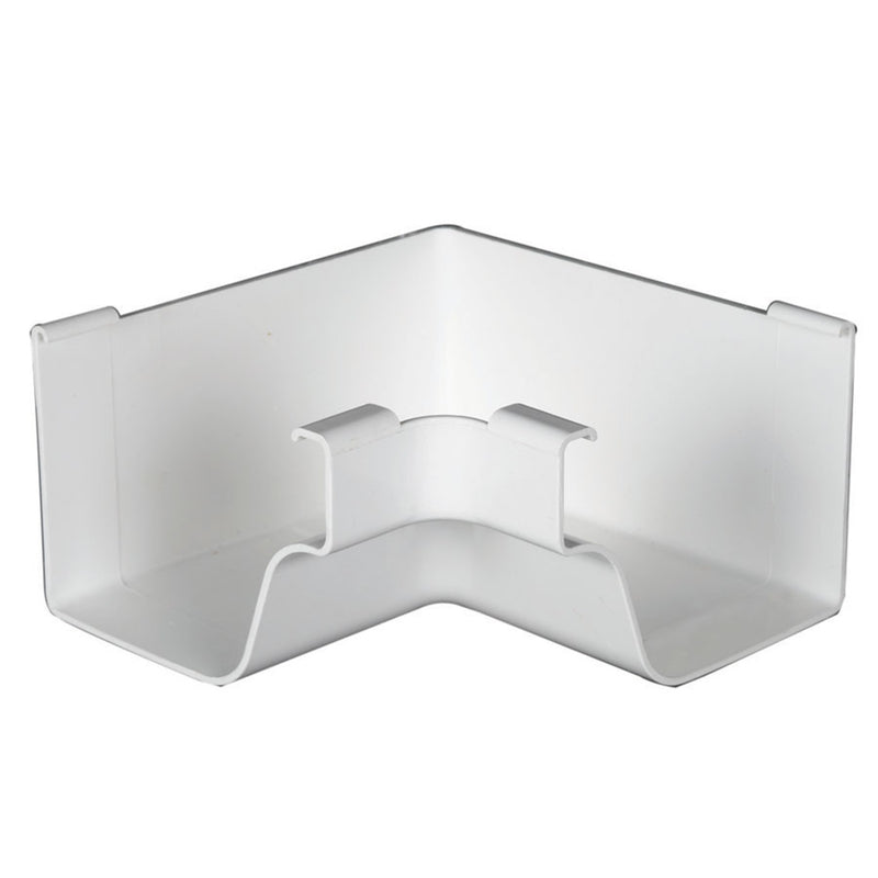 AMERIMAX - Amerimax 5 in. W X 6.25 in. L White Vinyl K Inside Miter