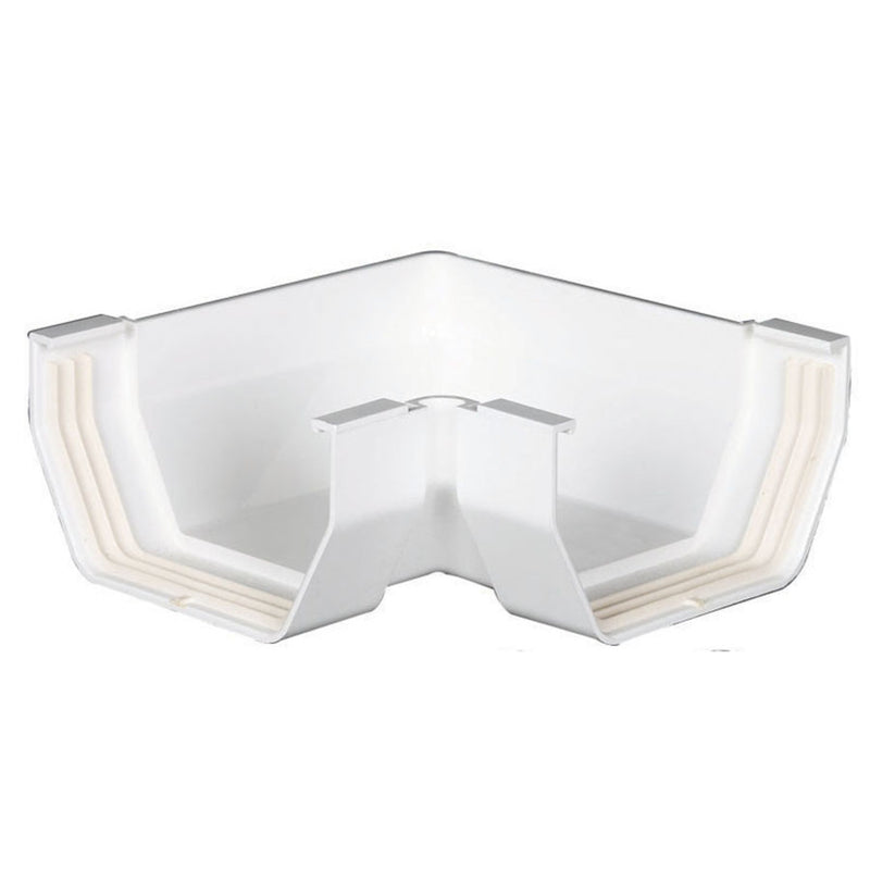 AMERIMAX - Amerimax 2.9 in. H X 6.8 in. W X 6.8 in. L White Vinyl U Gutter Corner