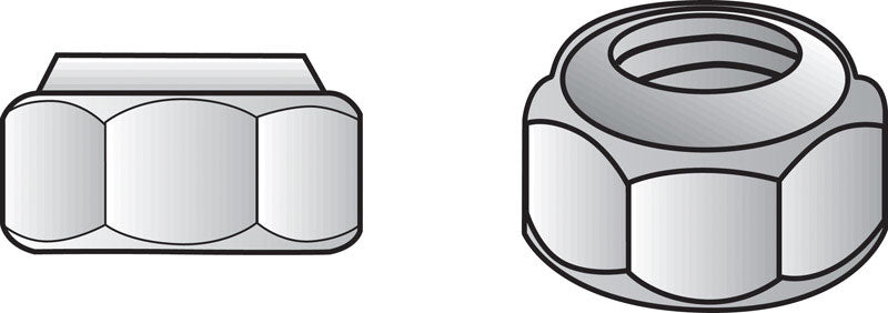 HILLMAN - Hillman #8-32 Zinc-Plated Steel USS Nut 100 pk