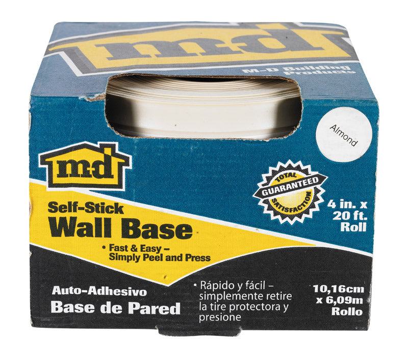 M-D BUILDING PRODUCTS - M-D 20 ft. L Prefinished Almond Vinyl Wall Base