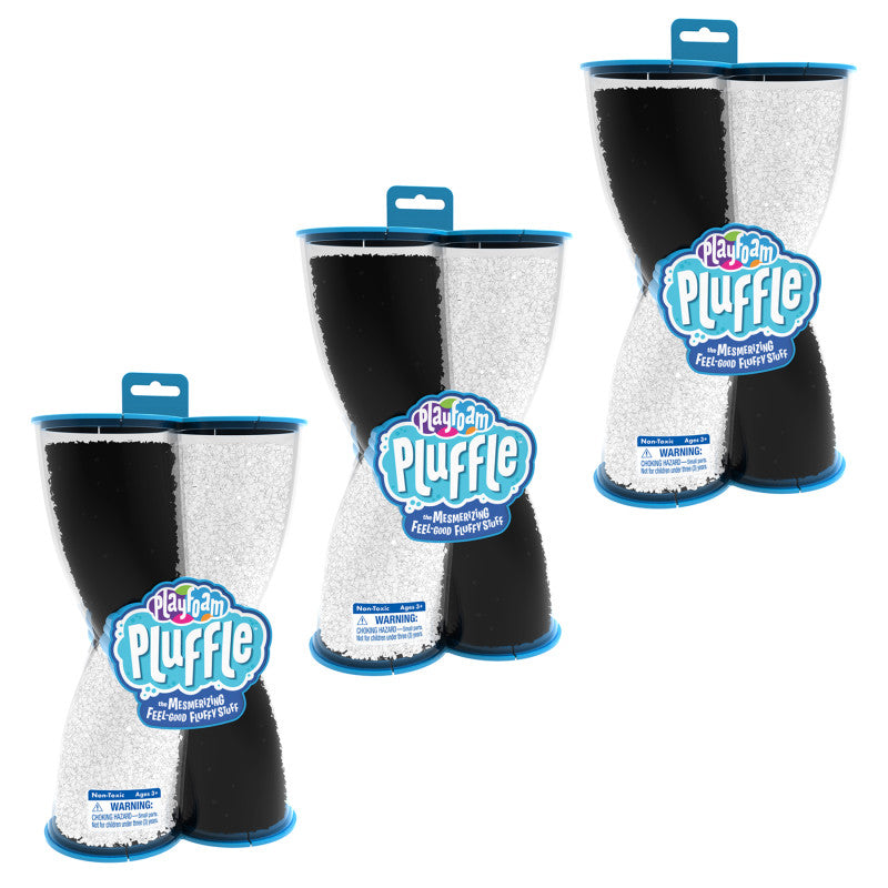 EDUCATIONAL INSIGHTS - Playfoam® Pluffle™ Twist Black & White, 3 Packs