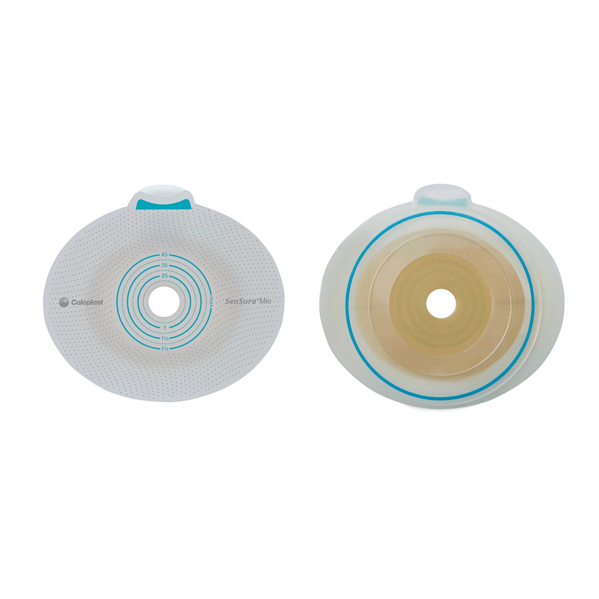 Coloplast - Ostomy Barrier SenSura® Mio Flex Trim to Fit, Extended Wear Elastic Adhesive 70 mm Flange Yellow Code System 3/8 to 2-11/16 Inch Opening [5/BX]