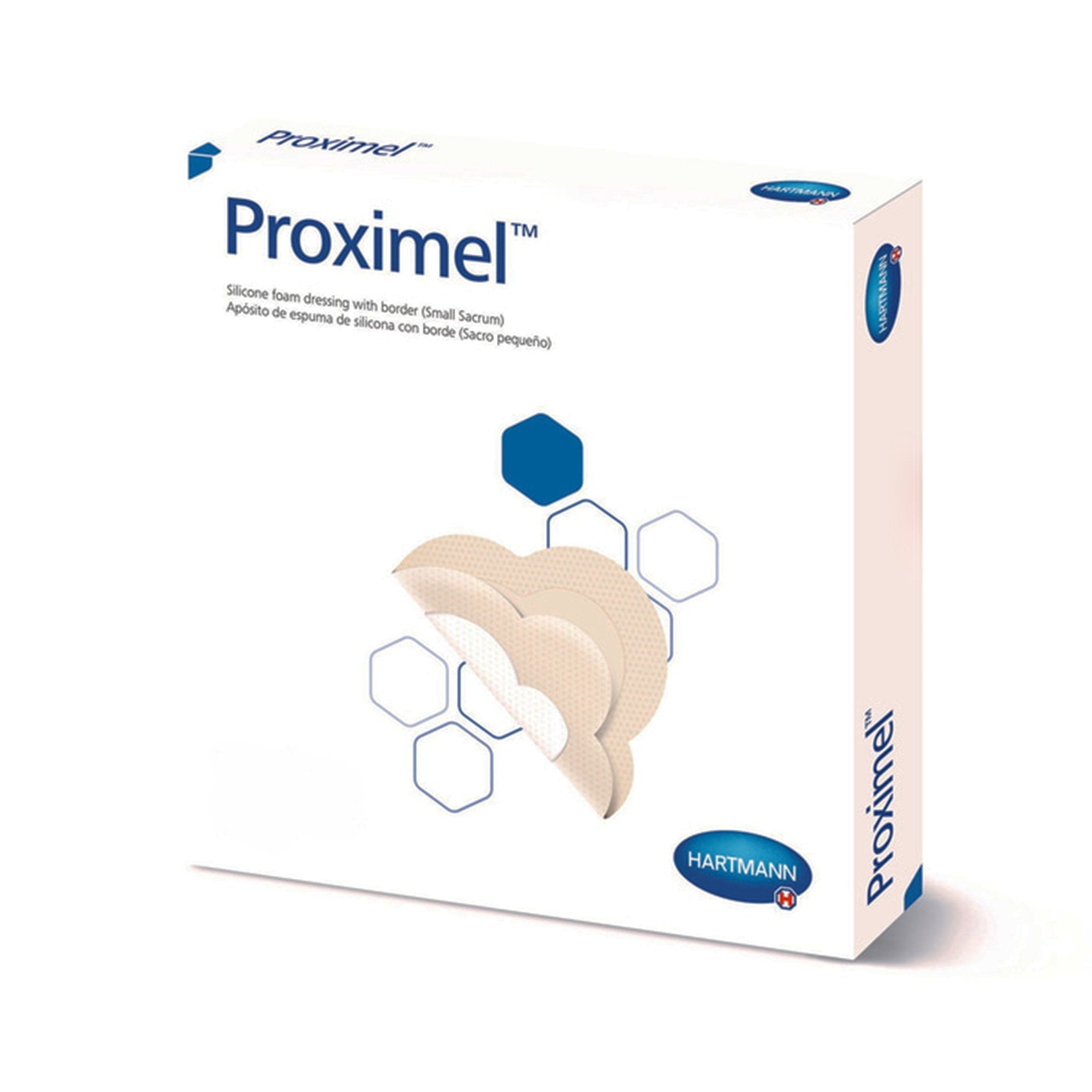 Hartmann - Foam Dressing Proximel® 4 X 12 Inch With Border Waterproof Film Backing Silicone Adhesive Rectangle Sterile [5/BX]