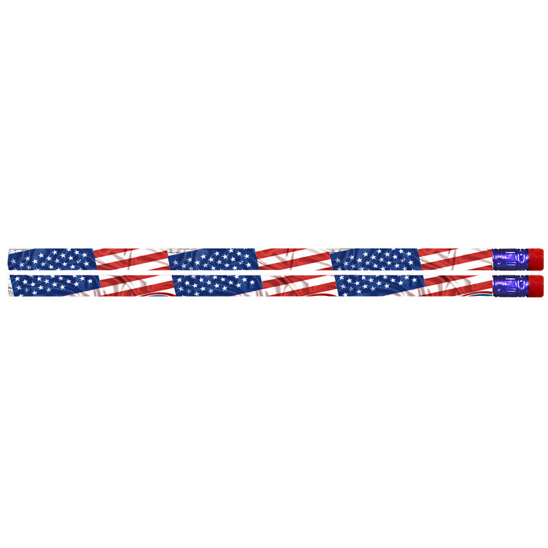 MUSGRAVE PENCIL COMPANY - Flags & Fireworks Pencil, Box of 144