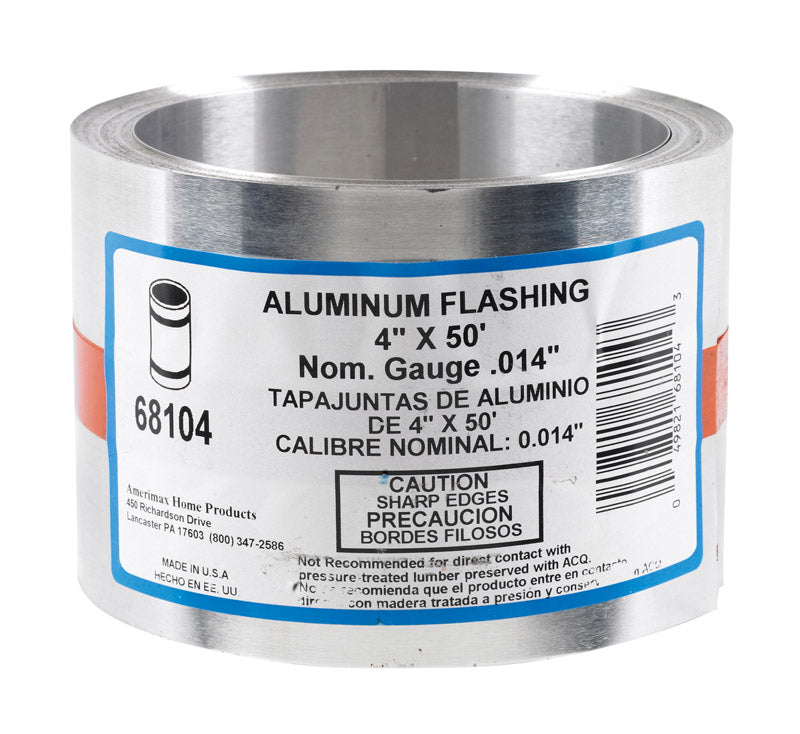 AMERIMAX - Amerimax 4 in. W X 50 ft. L Aluminum Flashing Silver [68104]