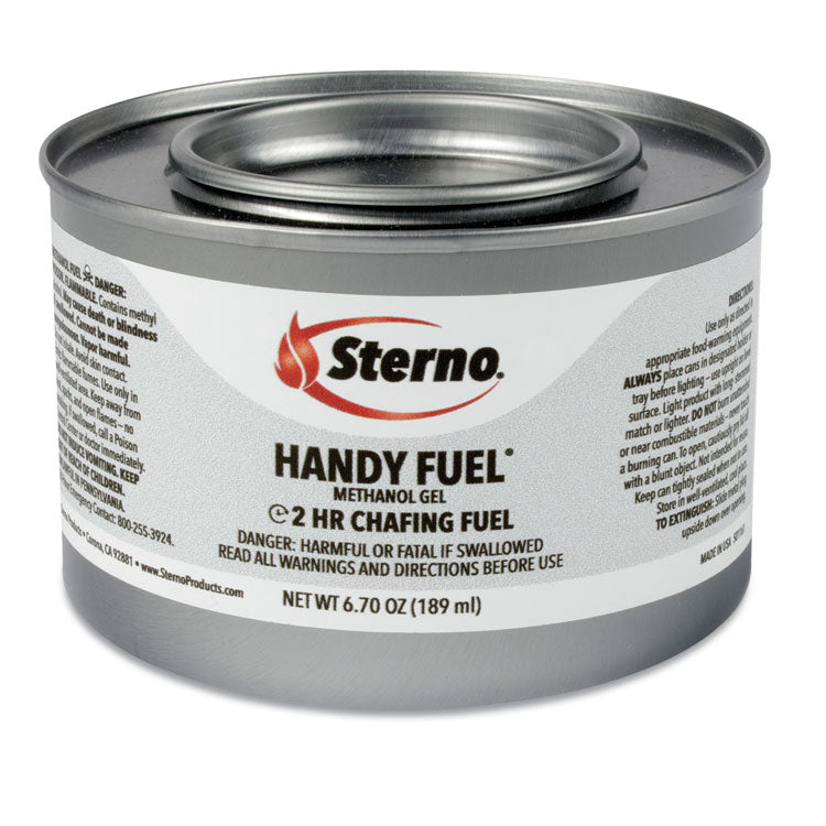 Sterno - Handy Fuel Methanol Gel Chafing Fuel, 2 Hour Burn, 6.7 oz, 72/Carton