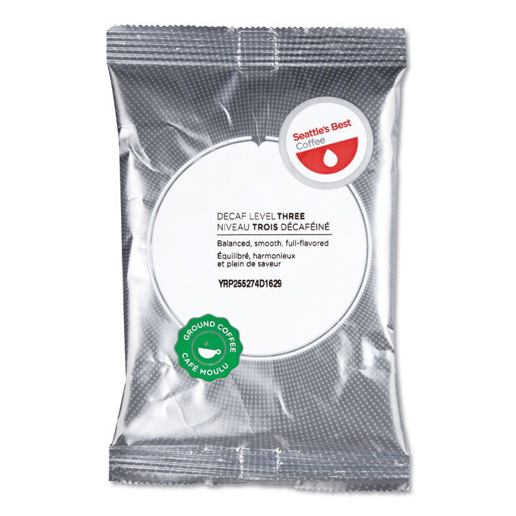 Seattle's Best - Premeasured Coffee Packs, Decaf Portside Blend, 2 oz Packet, 18/Box