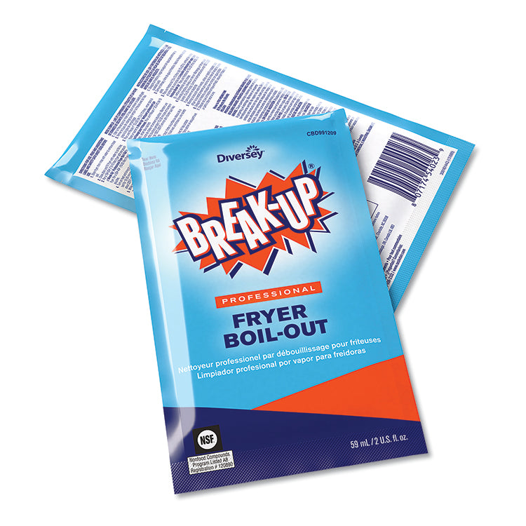 BREAK-UP - Fryer Boil-Out, Ready to Use, 2 oz Packet, 36/Carton