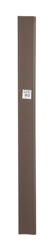 M-D BUILDING PRODUCTS - M-D 0.13 in. H X 4 in. W X 48 in. L Prefinished Brown Vinyl Wall Base - Case of 18