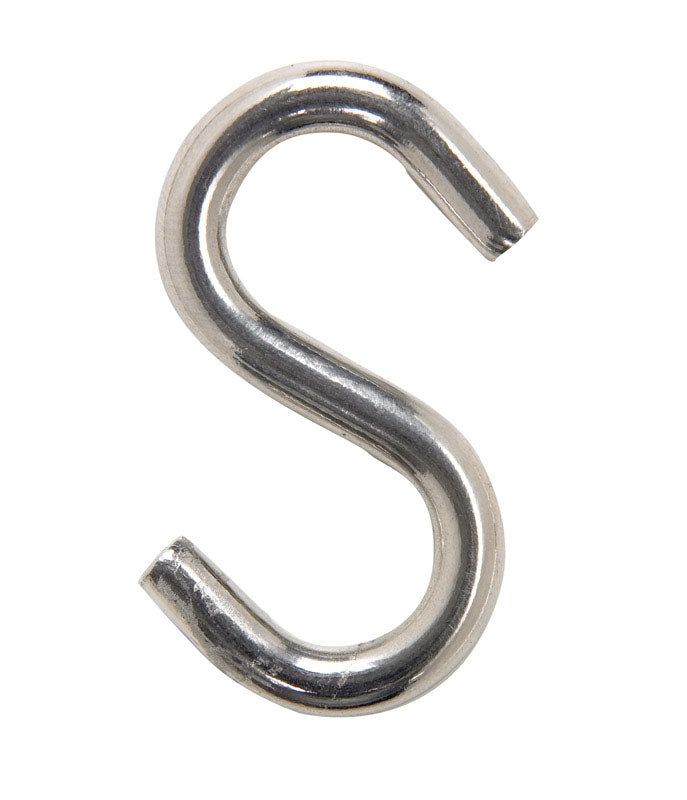 HAMPTON - Hampton Medium Silver Stainless Steel 1.43 in. L S-Hook 40 lb 1 pk - Case of 20