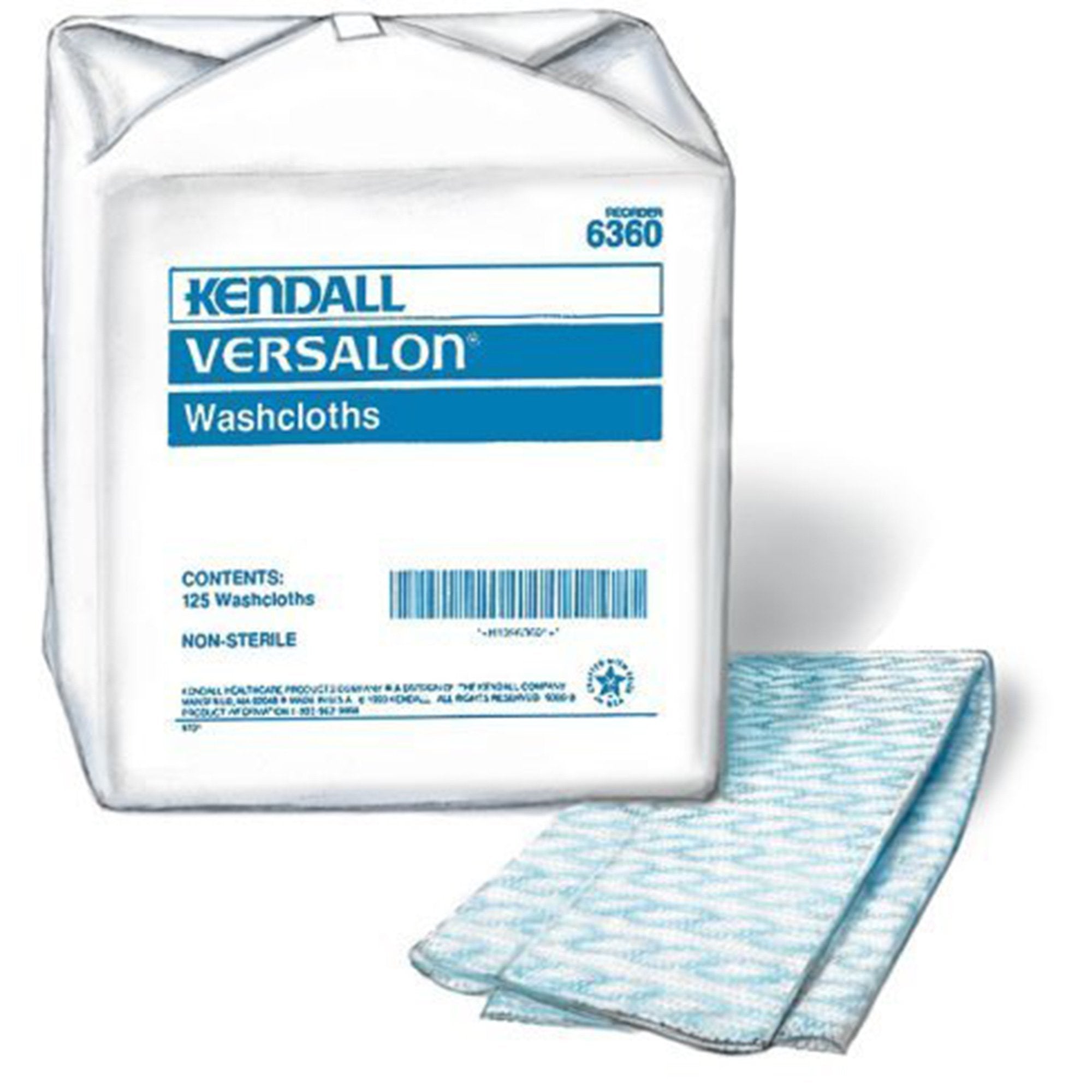 Cardinal - Washcloth Kendall™ 9-3/8 X 13-1/2 Inch Blue Disposable [500/CS]