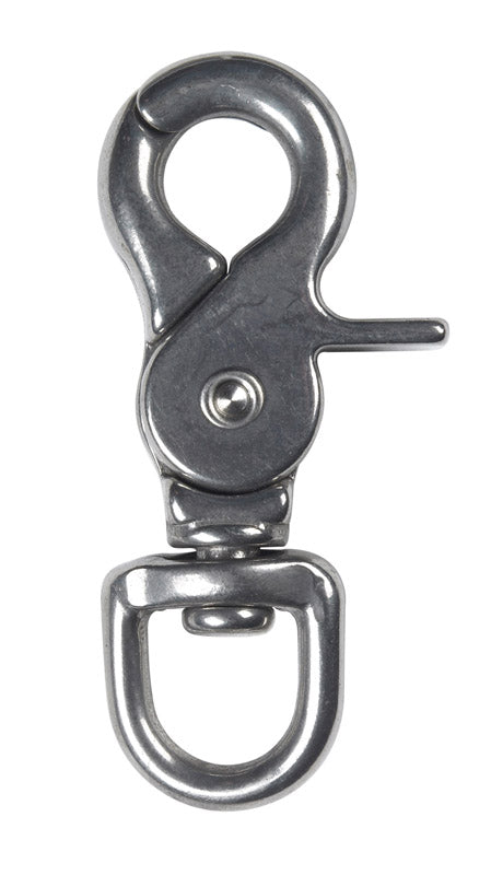 CAMPBELL - Campbell 1/2 in. D X 2-15/32 in. L Polished Steel Trigger Snap 80 lb - Case of 10