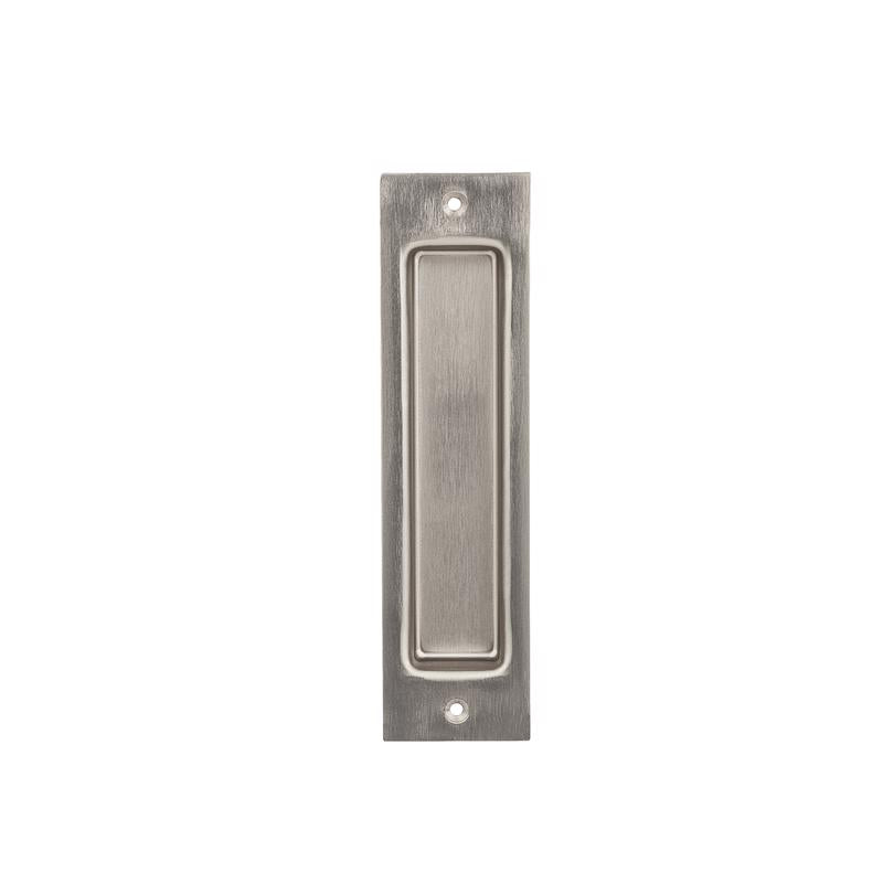 NATIONAL HARDWARE - National Hardware 8 in. L Satin Nickel Gray Steel Flush Pull