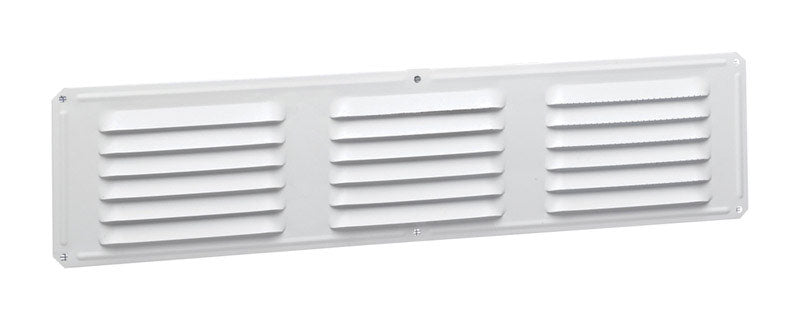 AIR VENT - Air Vent 4 in. H X 16 in. L White Aluminum Undereave Vent - Case of 24
