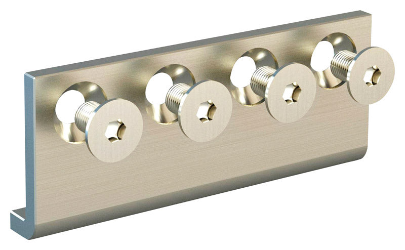 NATIONAL HARDWARE - National Hardware Satin Steel Sliding Door Hardware Connecting Adapter 1 pk