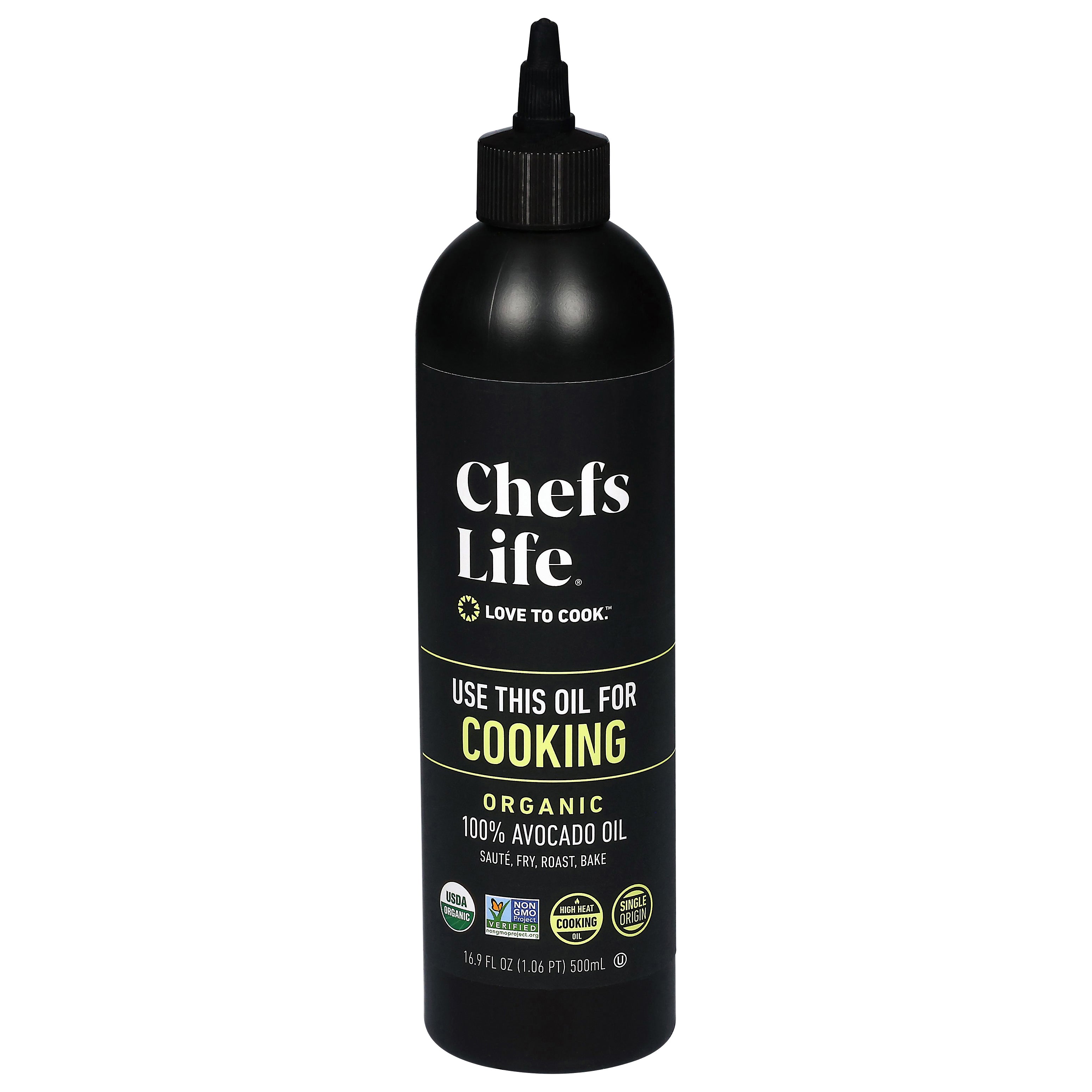 Chefs Life Organic Cooking 100% Avocado Oil 16.9 fl oz - Case of 6