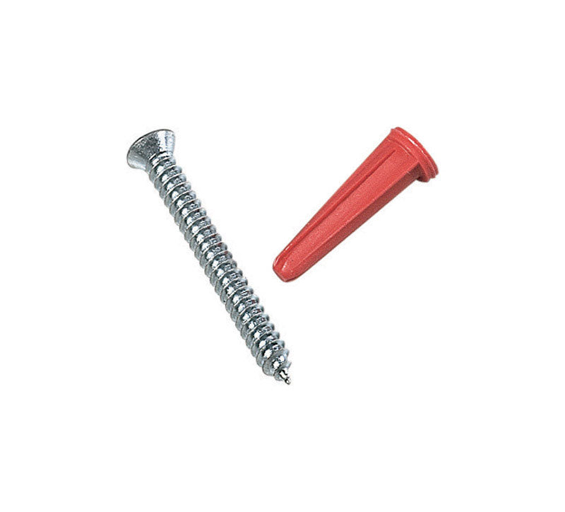 KNAPE & VOGT - Knape & Vogt Zinc Regular Duty Shelf Screws 16 Ga. 1-1/2 in. L - Case of 20