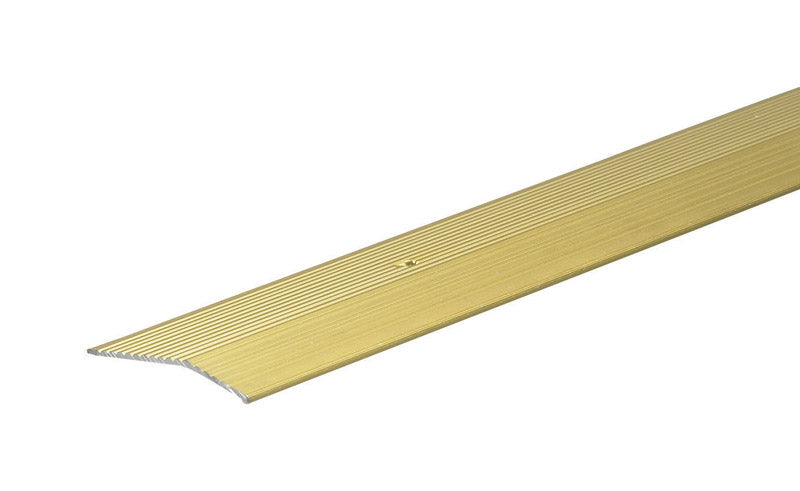 FROST KING - Frost King 2 in. W X 36 in. L Satin Gold Aluminum Carpet Joiner - Case of 6