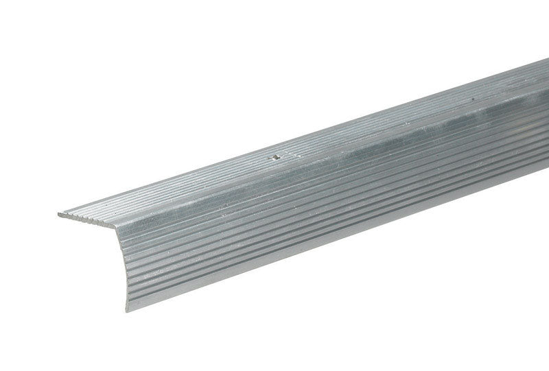 FROST KING - Frost King 1.12 in. W X 72 in. L Satin Silver Aluminum Stair Edging - Case of 12