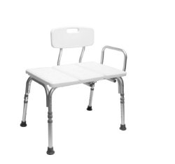 Apex-Carex Healthcare - Carex® Knocked Down Bath Transfer Bench Arm Rail 16 to 20 Inch Seat Height 300 lbs. Weight Capacity [1/EA]