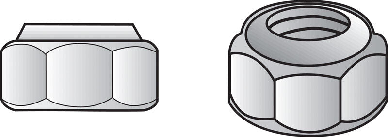 HILLMAN - Hillman #6-32 Stainless Steel USS Nut 100 pk